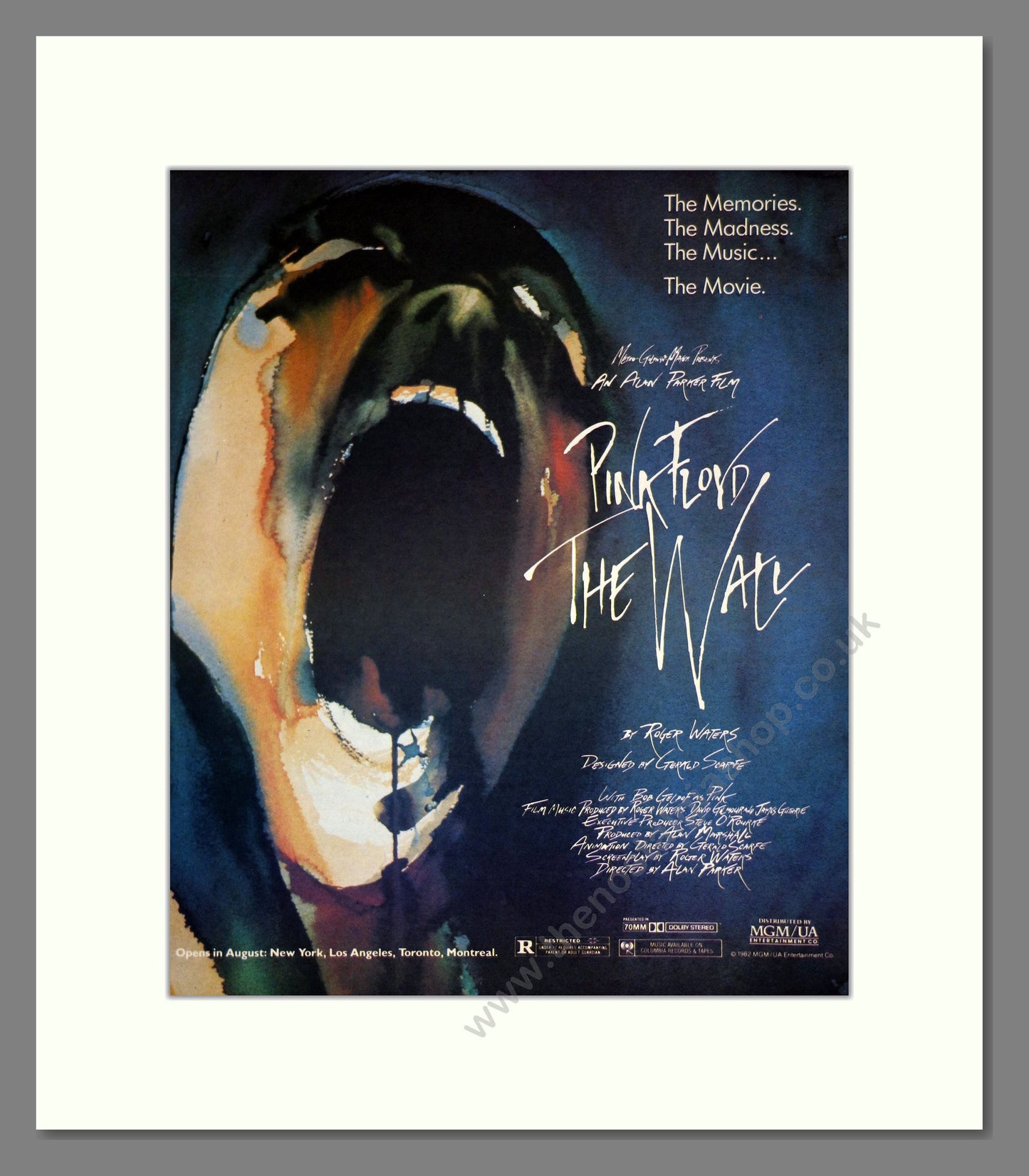 Pink Floyd  The Wall. Vintage Advert 1982 (ref AD303153)