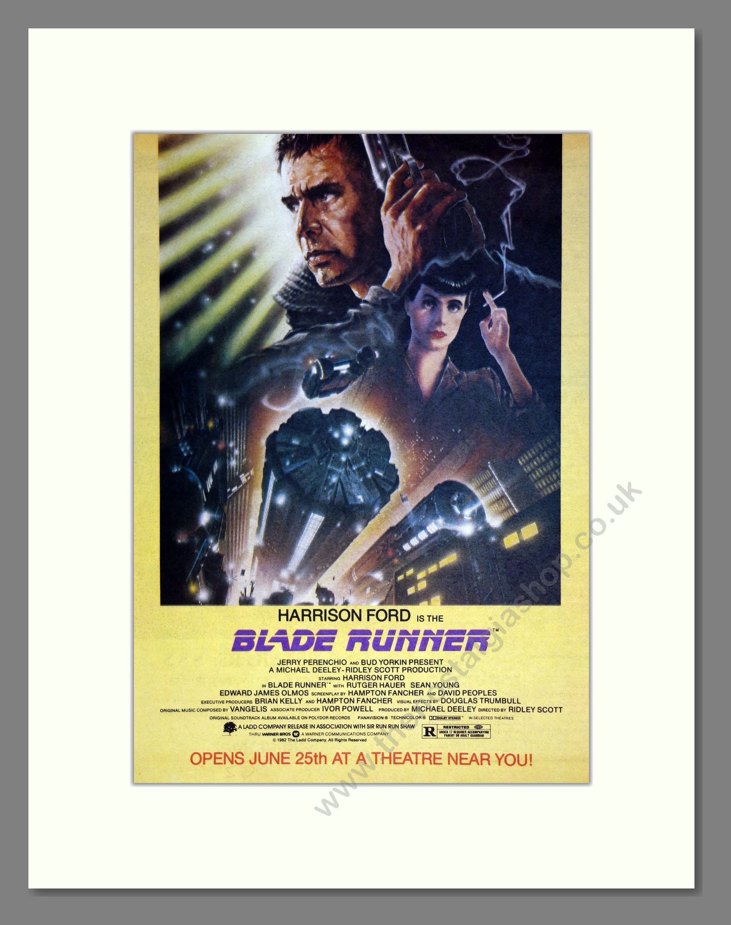 Blade Runner. Vintage Advert 1982 (ref AD303155)