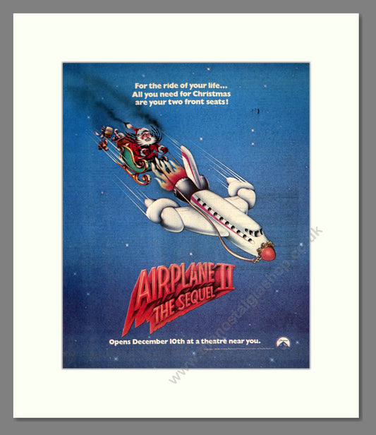 Airplane II The Sequel. Vintage Advert 1982 (ref AD303156)