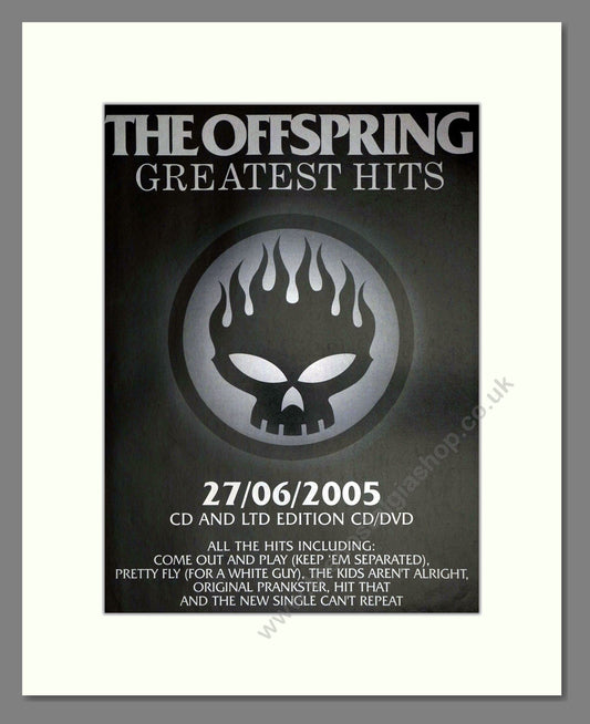 Offspring (The) - Greatest Hits. Vintage Advert 2005 (ref AD63415)