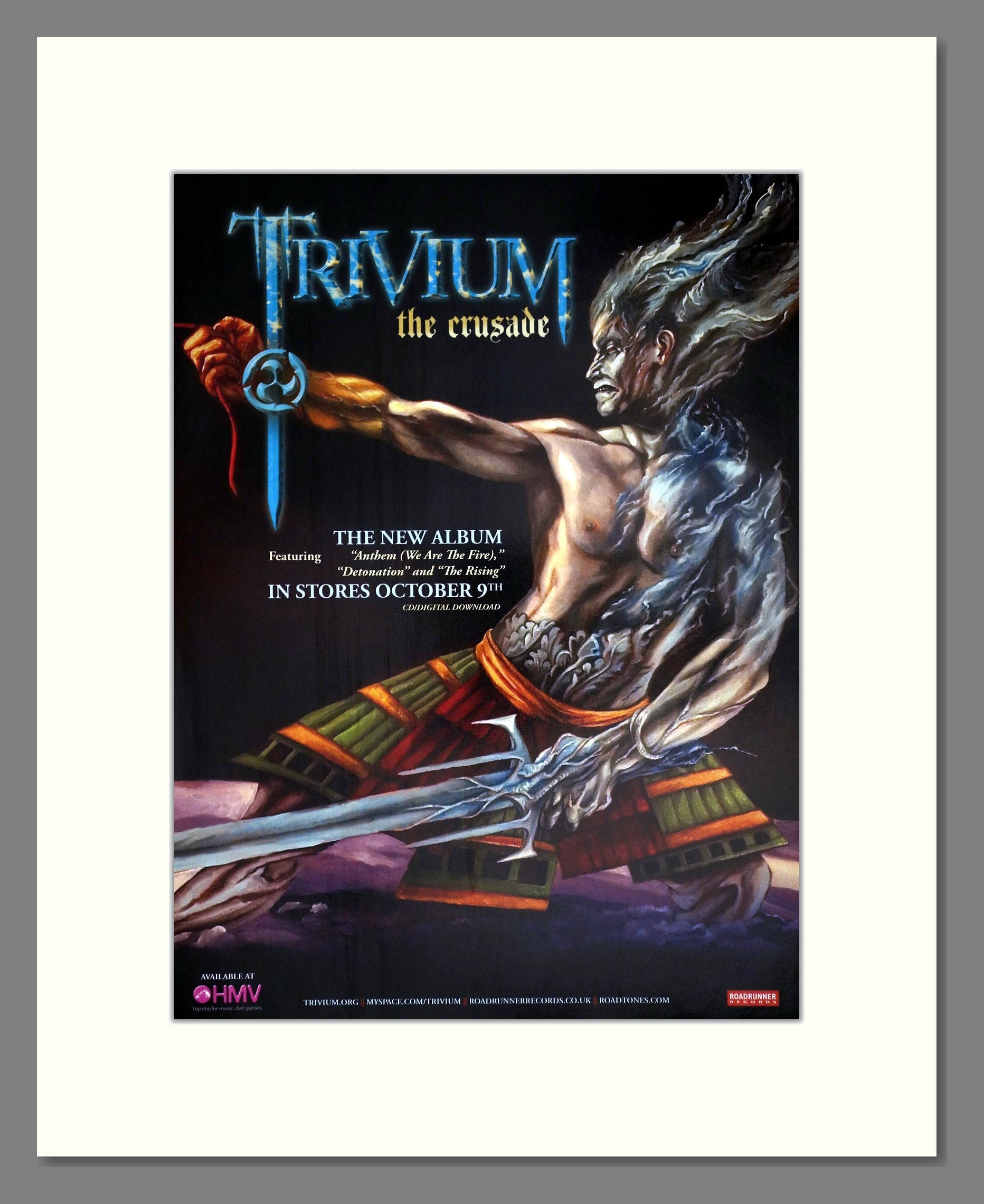 Trivium - The Crusade. Vintage Advert 2006 (ref AD63421)