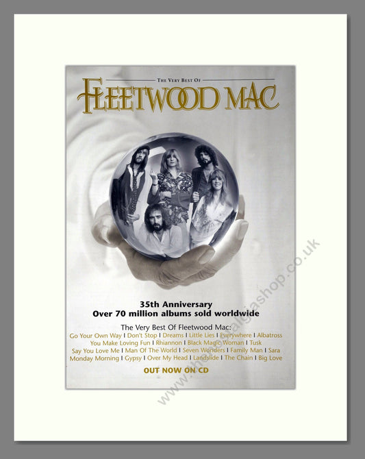 Fleetwood Mac - 35th Anniversary. Vintage Advert 2003 (ref AD63424)