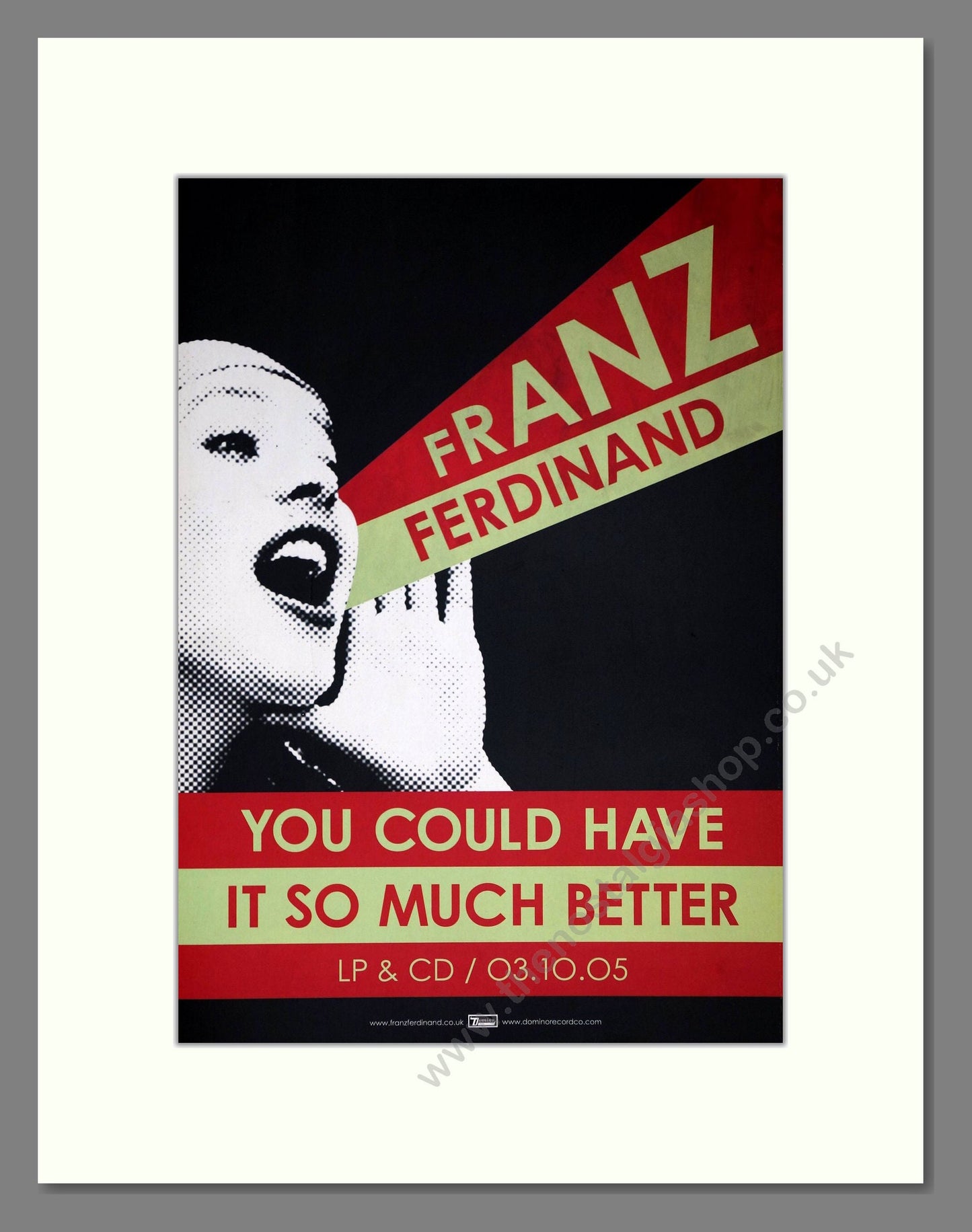 Franz Ferdinand - You Could Have It So Much Better. Vintage Advert 2005 (ref AD63440)