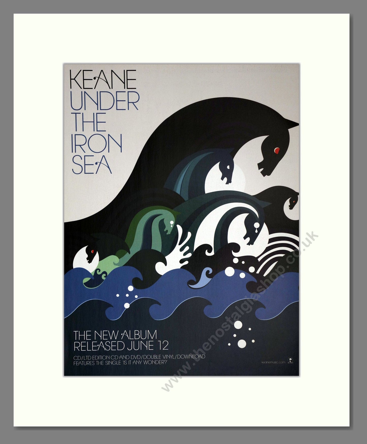 Keane - Under The Iron Sea. Vintage Advert 2006 (ref AD63477)