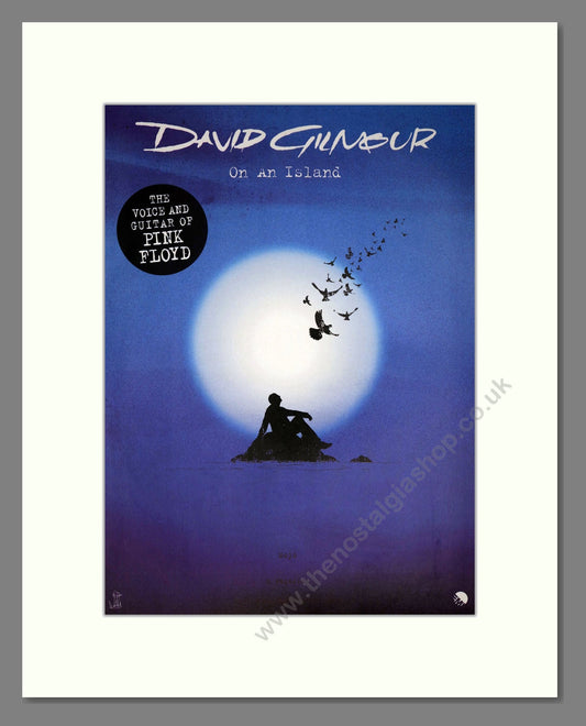 David Gilmour - On An Island. Vintage Advert 2006 (ref AD63498)