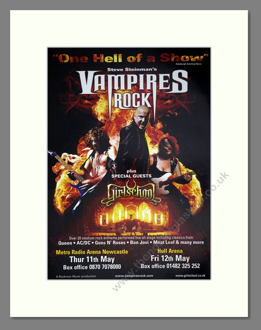 Steve Steinman - Vampires Rock. Vintage Advert 2006 (ref AD63556)