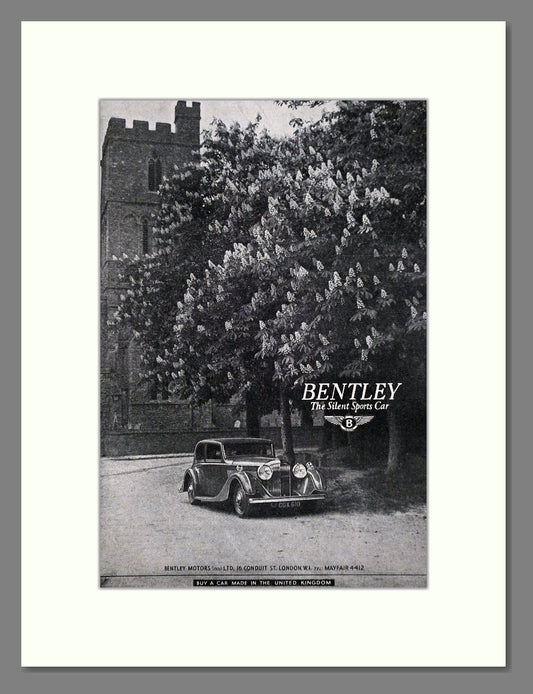 Bentley - The Silent Sports Car. Vintage Advert 1936 (ref AD63608)