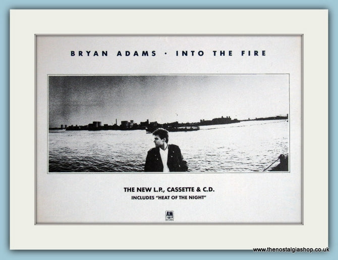 Bryan Adams Into The Fire Original Music Advert 1987 (ref AD3477)