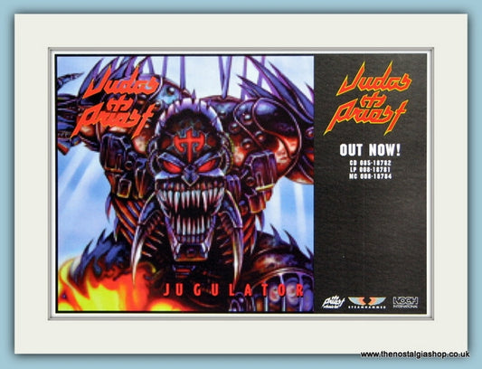 Judas Priest Jugulator Original Advert 1998 (ref AD1973)