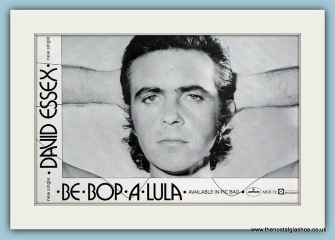 David Essex Be Bop A Lula. Original Advert 1981 (ref AD1959)