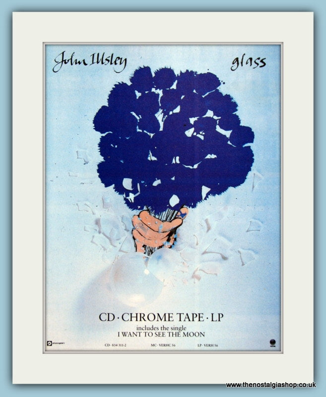 John Illsley - Glass 1988 Original Advert (ref AD2920)