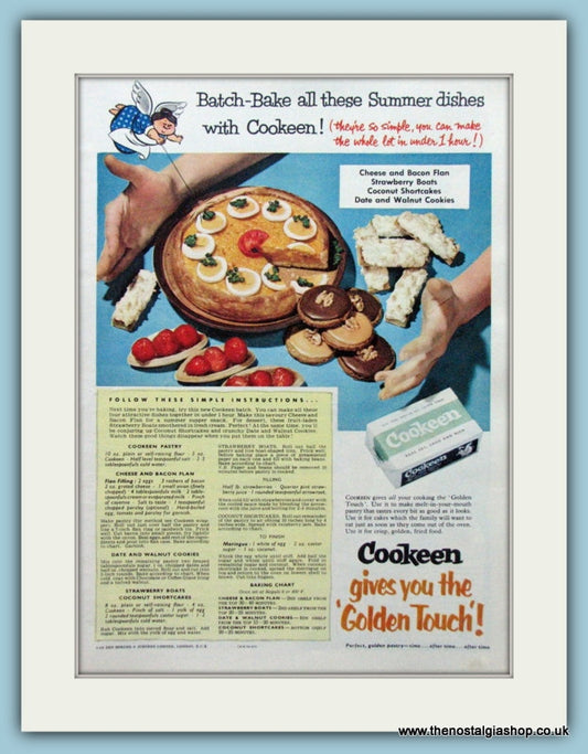 Cookeen Cooking Fat Original Advert 1955 (ref AD4307)