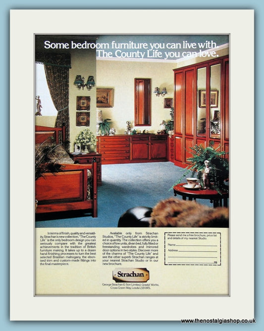 Strachan County Life Furniture Original Advert 1978 (ref AD2397)