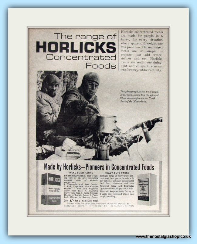 Horlicks. Original Advert 1968 (ref AD4901)