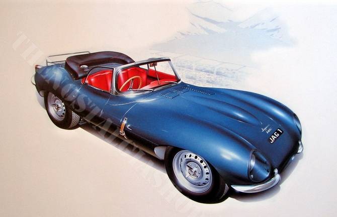 Jaguar XK-SS 1957  large  print