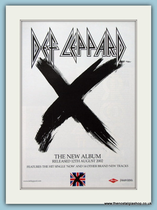 Def Leppard The New Album 2002 Original Advert (ref AD4463)