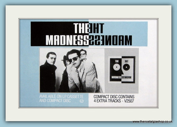 Madness Original Advert 1988 (ref AD1891)