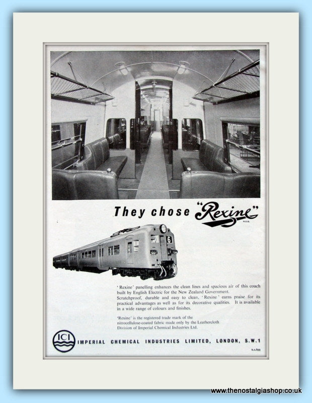 Rexine Coach Panelling. Original Advert 1951 (ref AD6216)