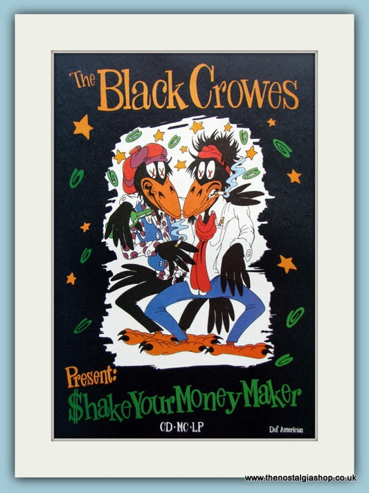 The Black Crowes Shake Your Money Maker Original Advert 1990 (ref AD3502)