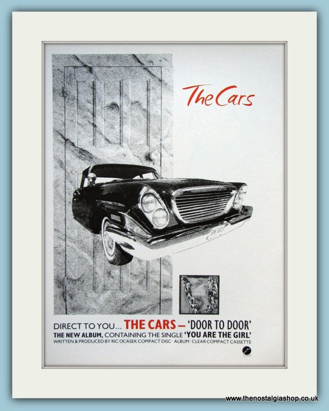 The Cars Door To Door Original Music Advert 1987 (ref AD3777)