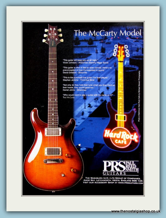 PRS Guitars. Original Advert 1999 (ref AD2356)