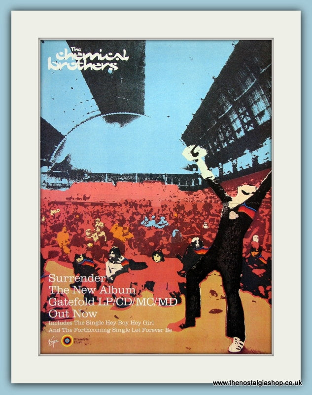 The Chemical Brothers Surrender Original Music Advert 1998 (ref AD3752)