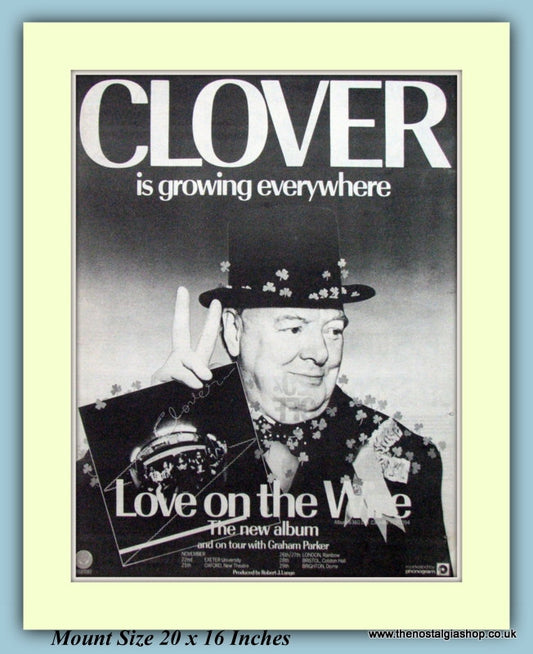 Clover Love On A Wire Original Advert 1977 (ref AD9302)