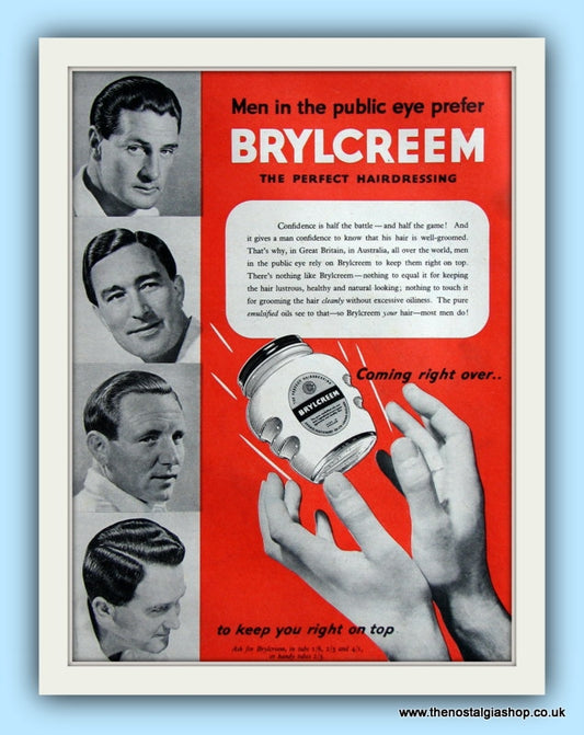 Brylcreem For Men. Original Advert 1953 (ref AD8035)