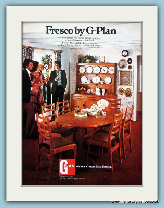 Fresco By G-Plan Original Advert 1976 (ref AD2442)