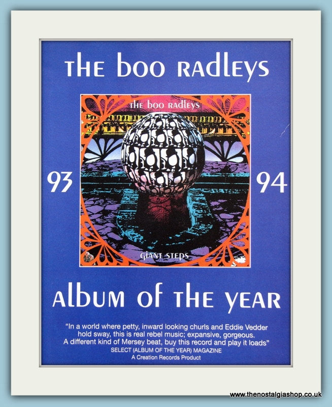 The Boo Radleys Giant Steps 1993 Original Advert (ref AD3297)