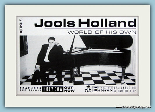 Jools Holland Original Advert 1990 (ref AD1923)