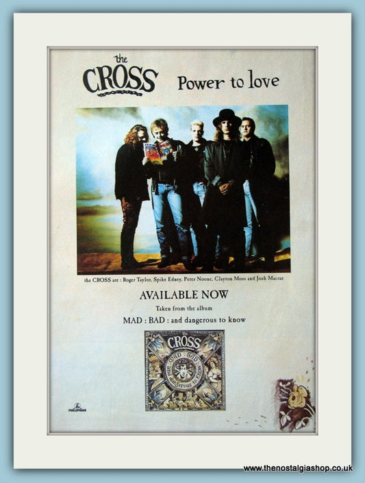 The Cross, Power To Love 1990 Original Advert (ref AD4114)