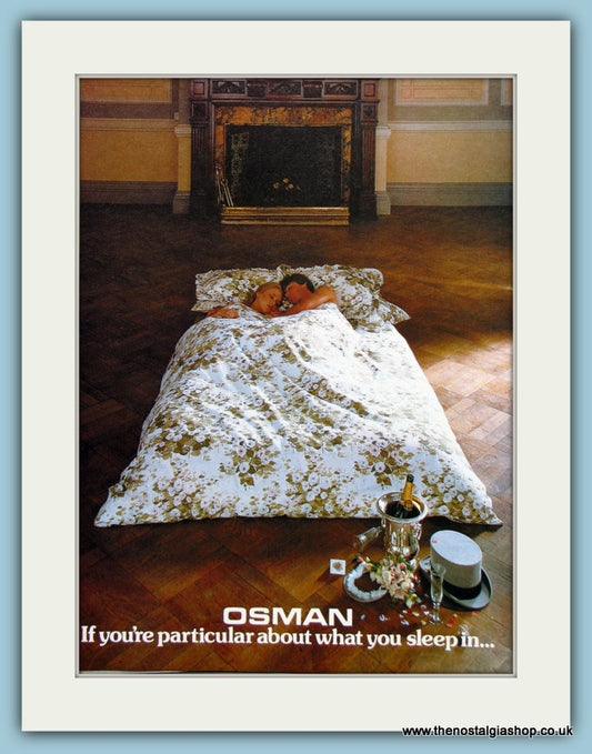 Osman Bedding Original Advert 1978 (ref AD2399)