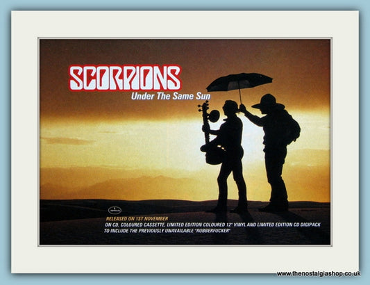 Scorpions Original Advert 1993 (ref AD1982)