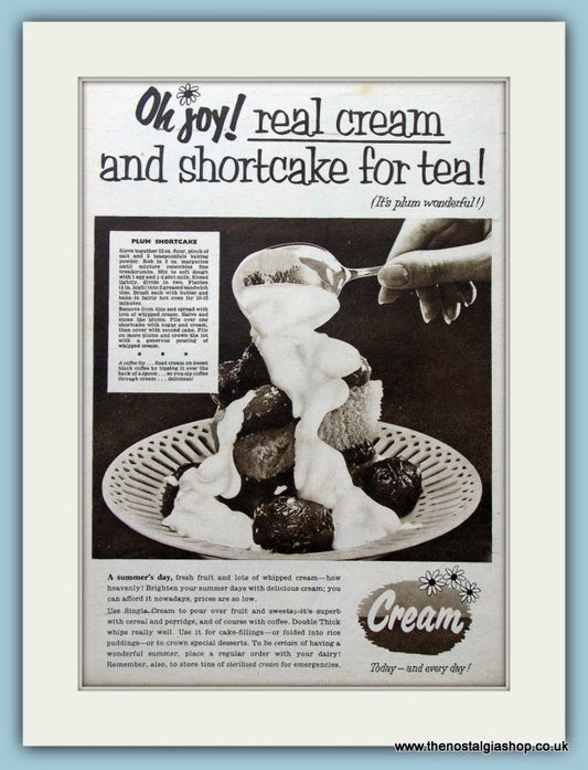 Cream. Original Advert 1954 (ref AD4369)