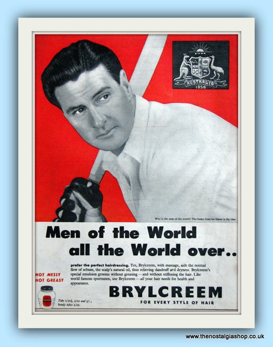 Brylcreem For Hair Styling Original Advert 1956 (ref AD8045)