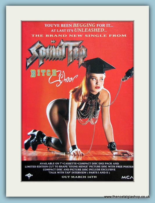 Spinal Tap - Bitch School 1992 Original Advert (ref AD2910)