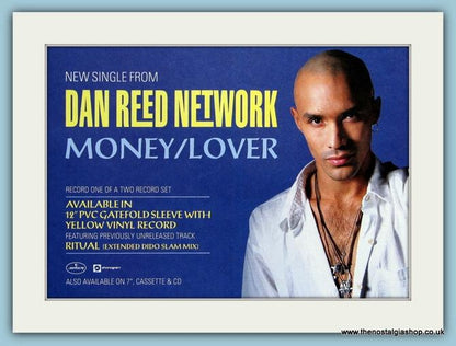 Dan Reed Network Set Of 4 Original Adverts 1989/90 (ref AD4147)