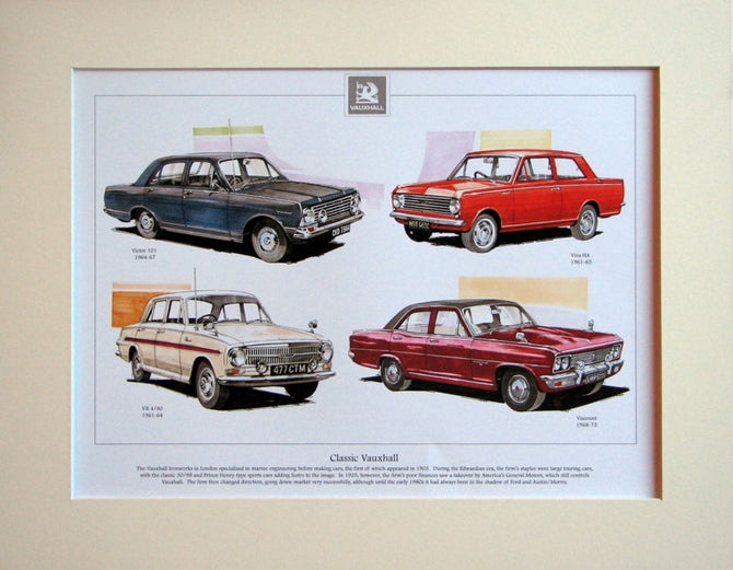 Vauxhall  - Classics  Mounted print