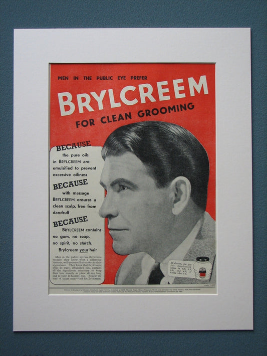 Brycreem 1952 Original Advert (ref AD861)