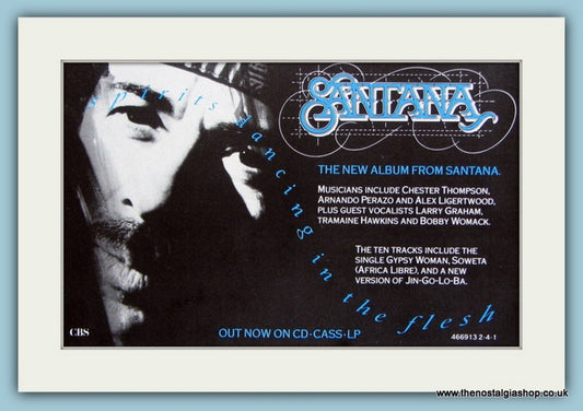 Santana Original Advert 1990 (ref AD1871)