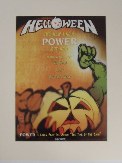 Helloween - The Power original 1996 advert(AD5002K)