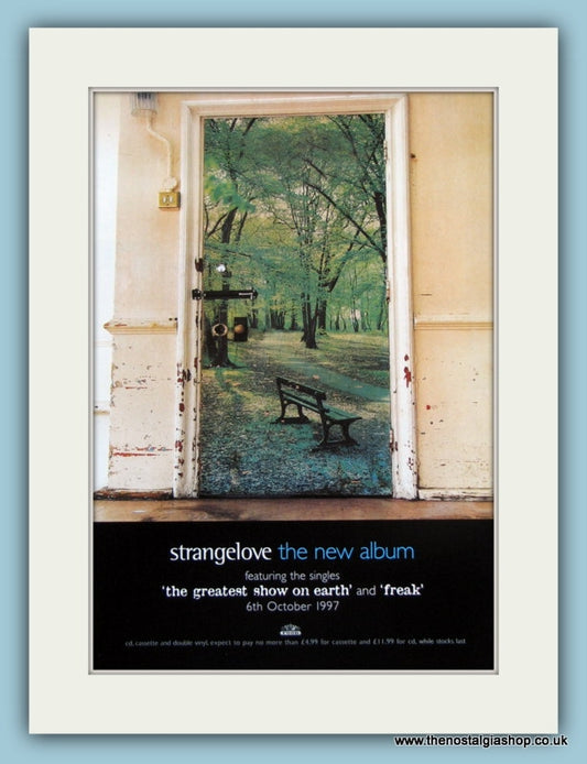 Strangelove -The New Album 1997 Original Advert (ref AD2898)