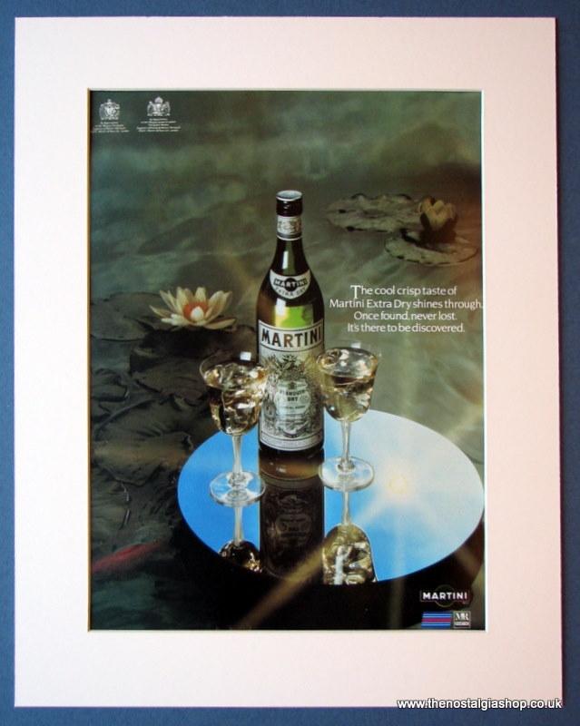 Martini. Set of 4 Original adverts 1975 & 1985 (ref AD1136)