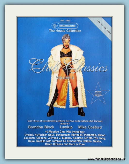 The House Collection Club Classics Original Music Advert 1997 (ref AD3793)