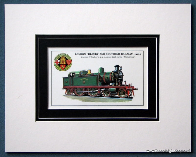 London, Tilbury And Southend Railway 'Thundersley' Mounted Print (ref SP27)