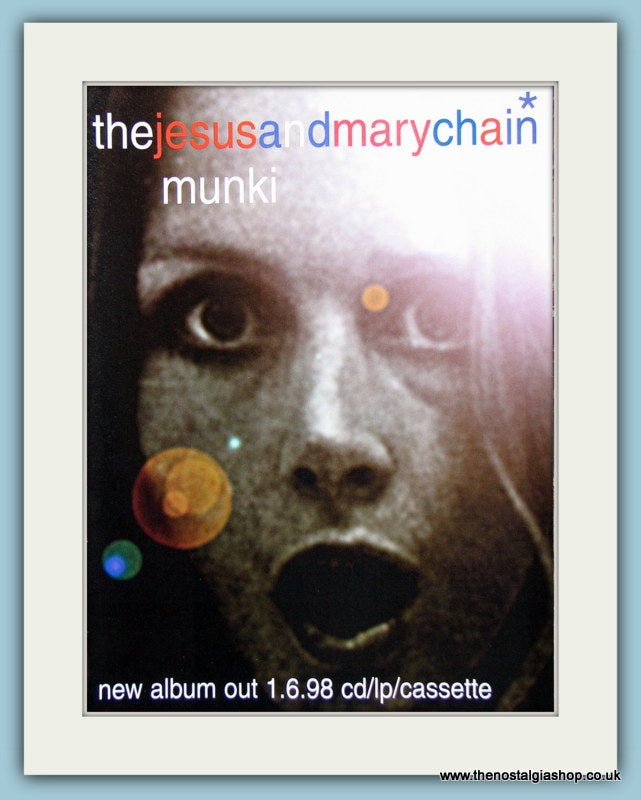 The Jesus And Mary Chain 1998 Original Advert (ref AD2880)