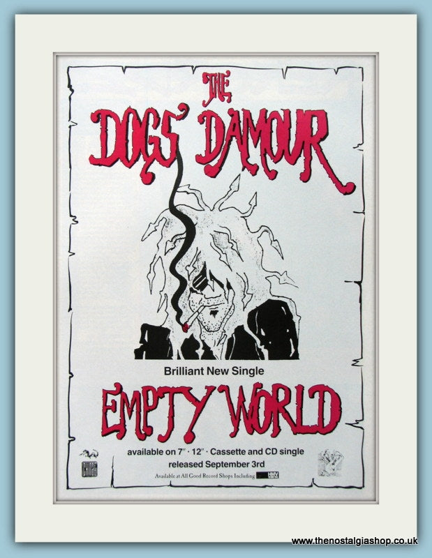 The Dogs Damour Empty World 1990 (refAD4474)