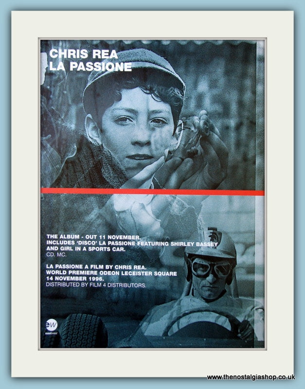 Chris Rea La Passione Original Advert 1996 (ref AD4121)