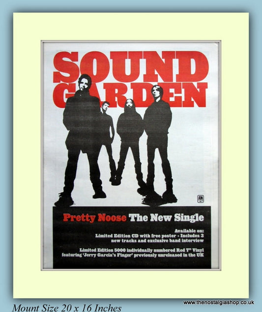 Sound Garden Pretty Noose Original Advert 1996 (ref AD9161)